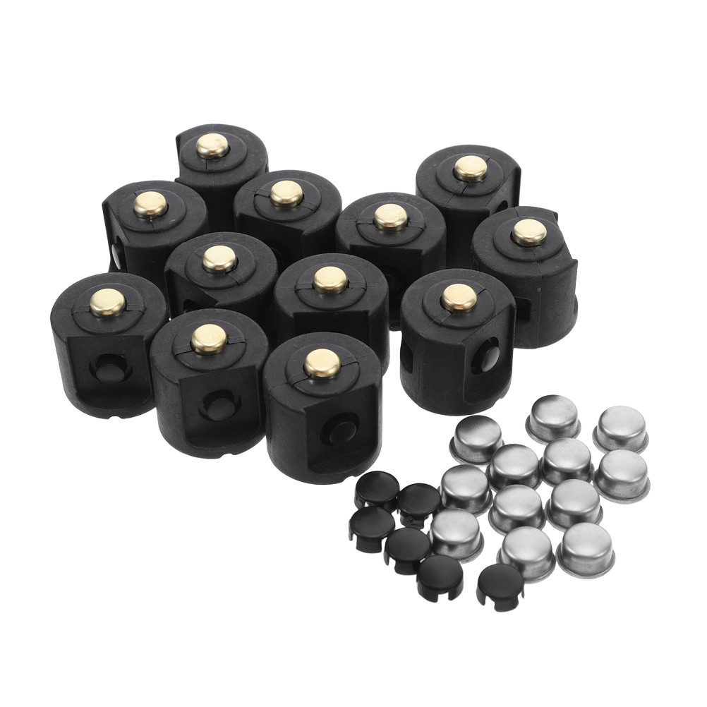 12 Sets Flashlight Cap Hat Boot Cover for Push Button Switch Accessories