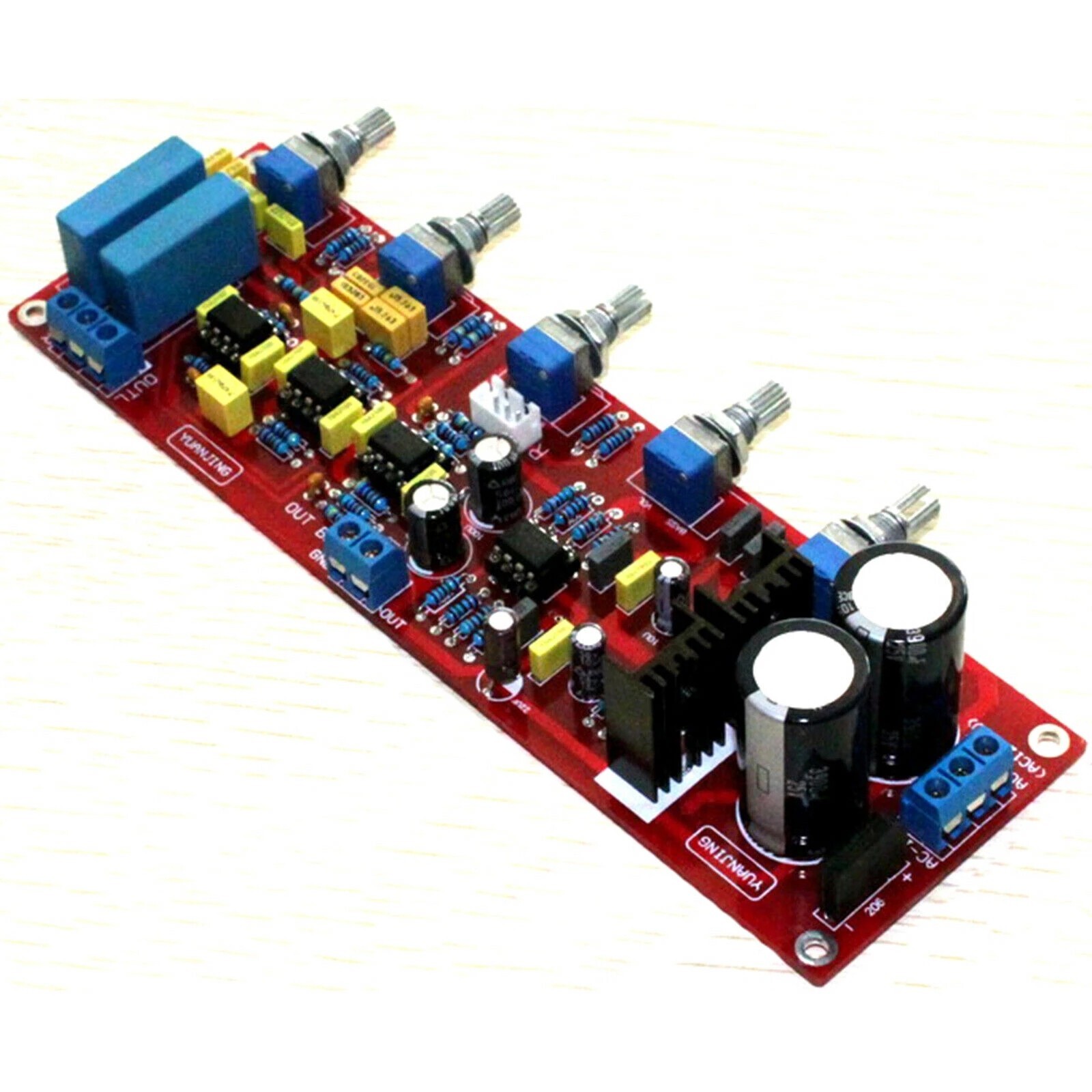1pcs NE5532 HiFi 2.1Tone Preamplifier Completed Board