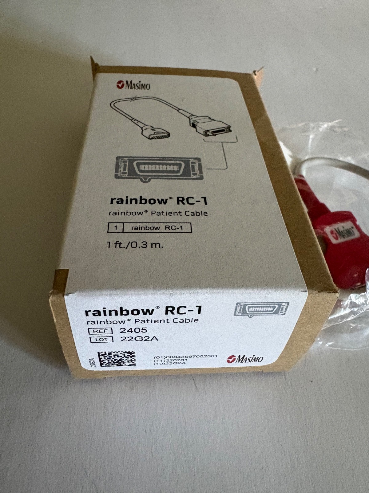 Original Masimo 2405 Rainbow RC-I Patient Cable