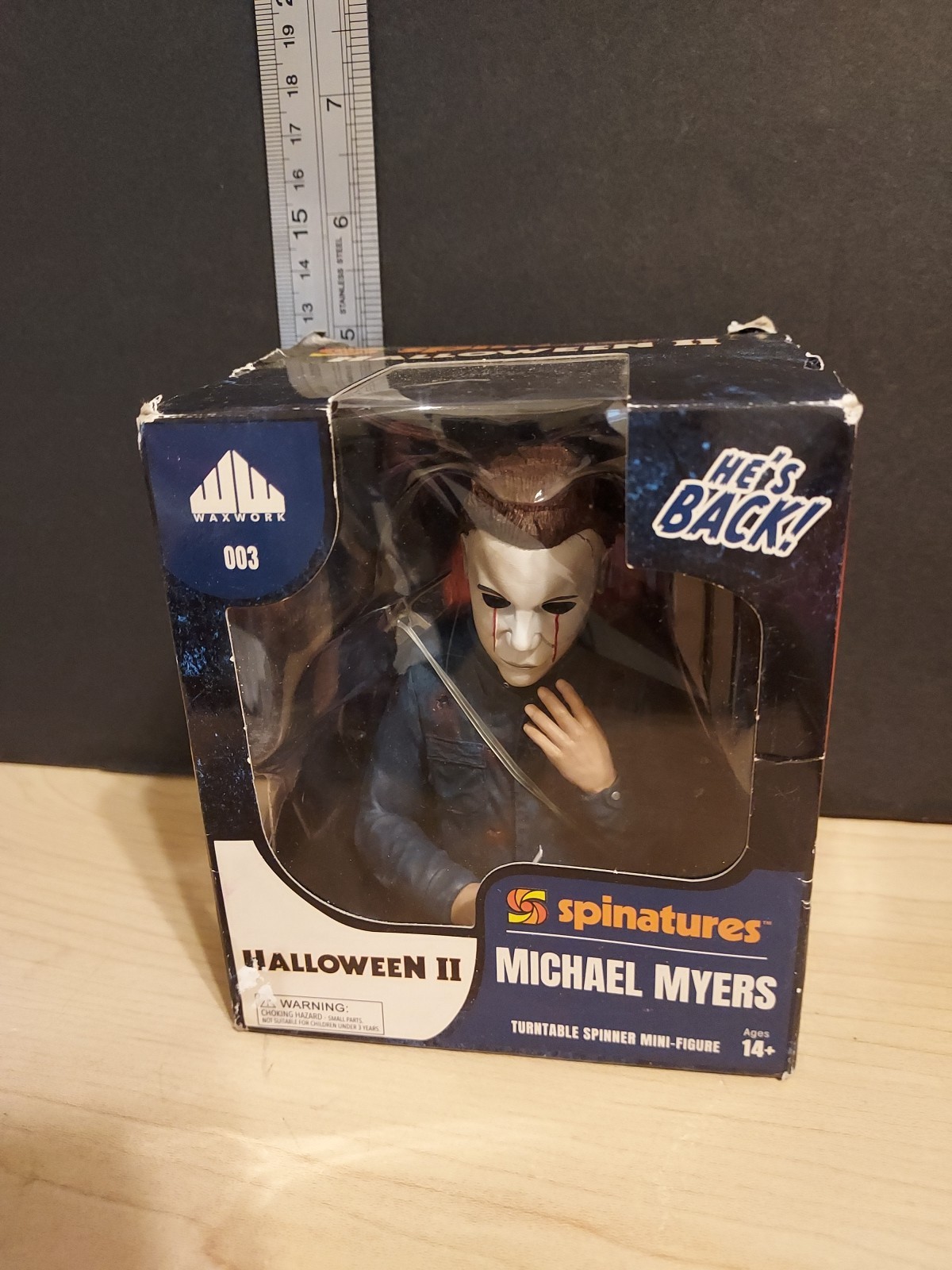 MICHAEL MYERS Halloween II Spinatures Turntable Mini- Figure 8T