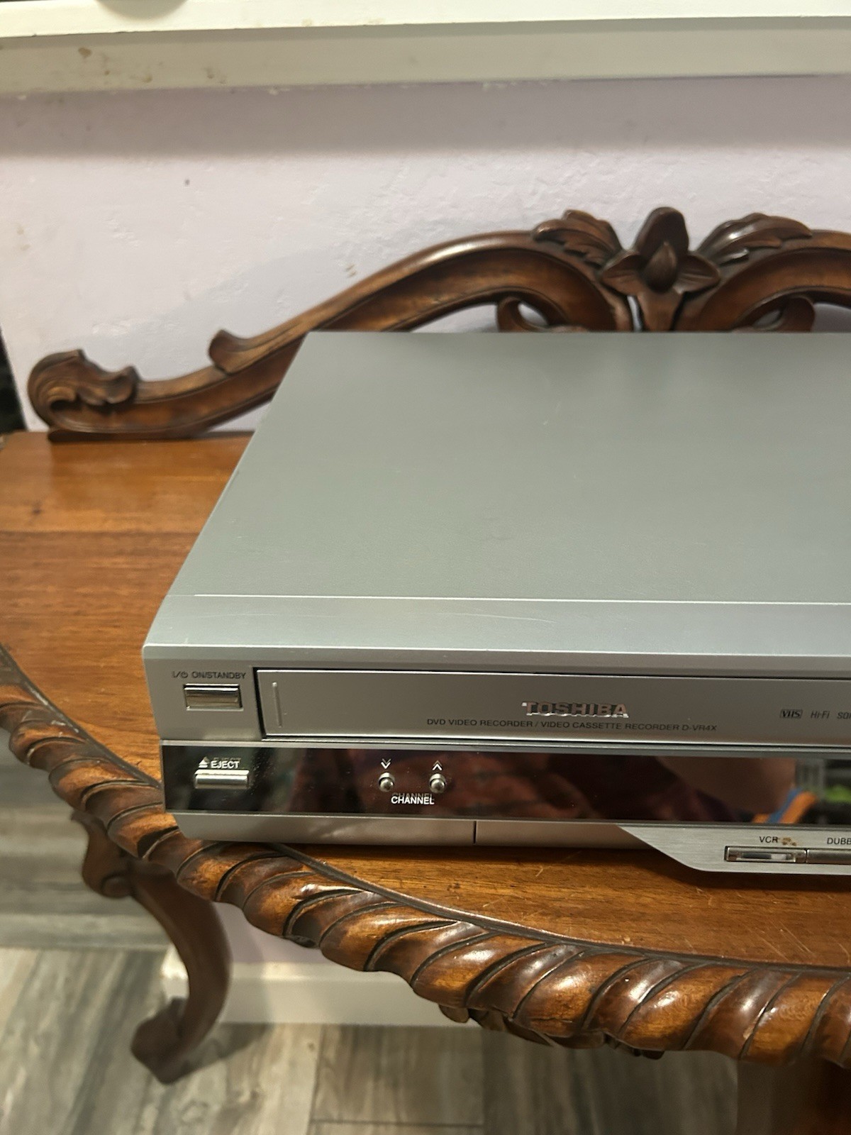 Toshiba D-VR4XSU DVD VHS Combo Player DVD Recorder Untested