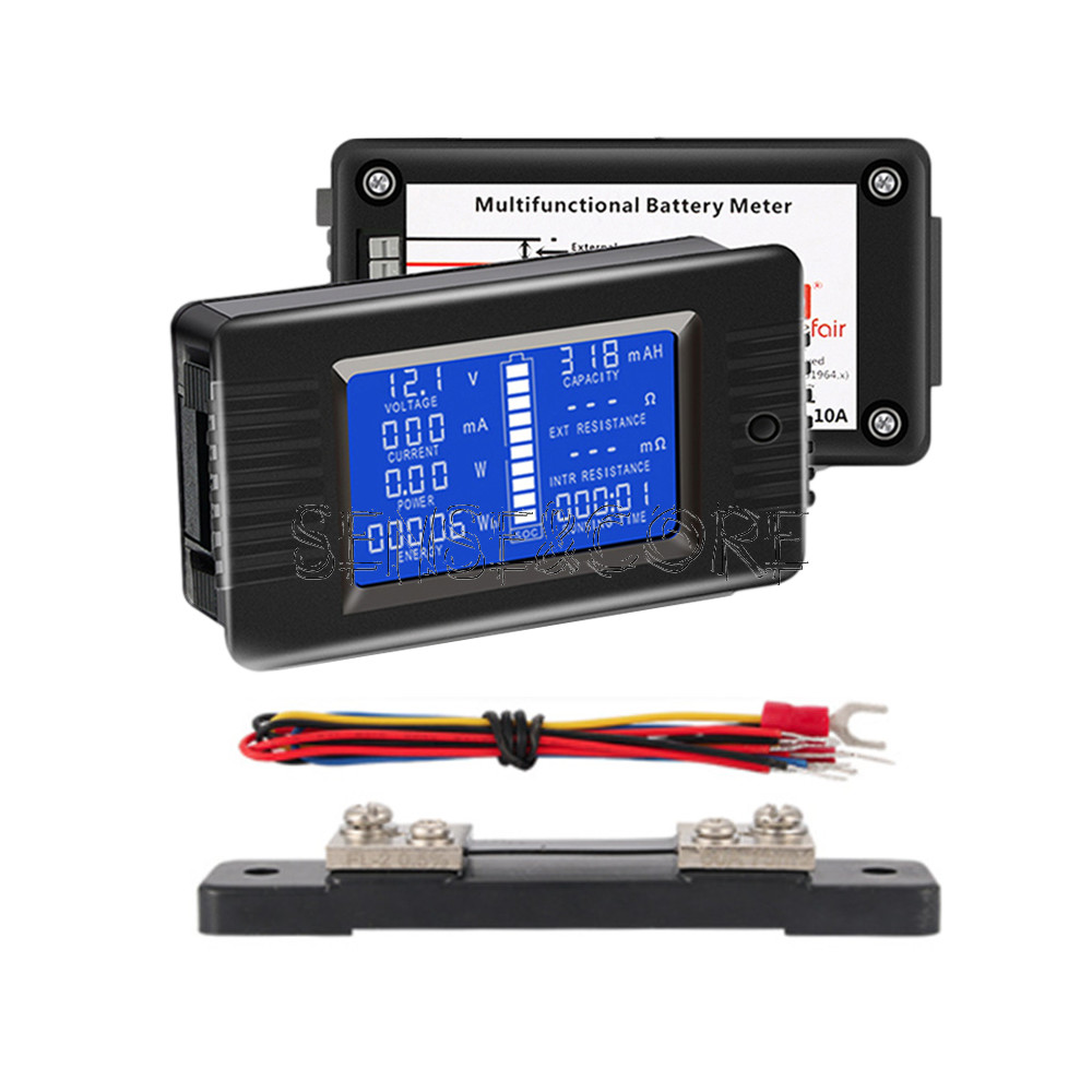 50A Battery Tester PZEM-015 Monitor DC Voltage Current Power Capacity Shunt