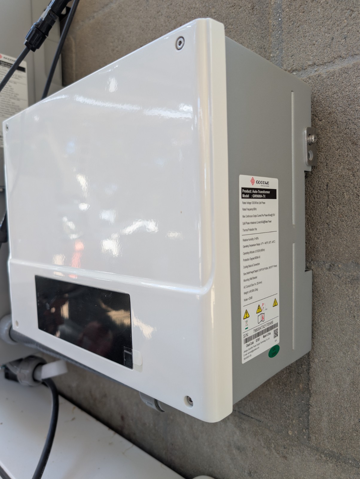 GW9600A-TX Goodwe Auto Transformer ATX for A-ES/A-BP Inverters; 120V-240V Loads