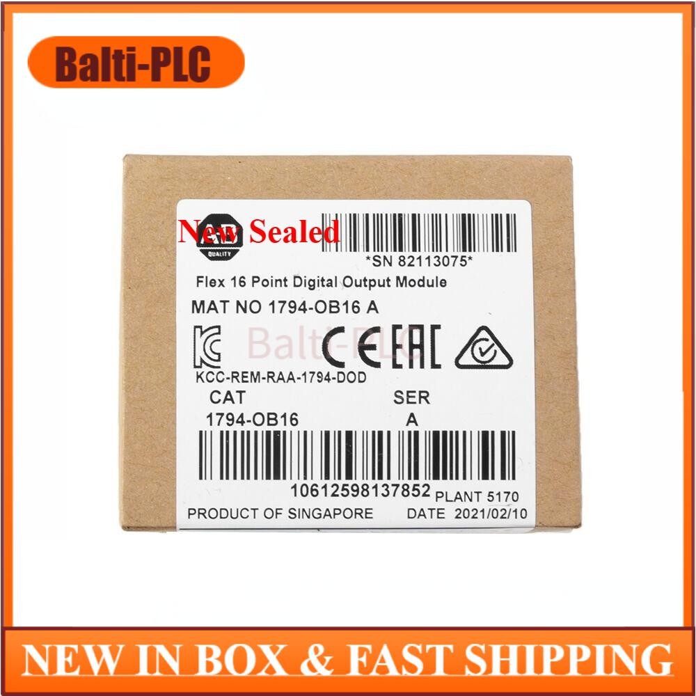 Sealed 1794-OB16 FLEX 16-Point Digital Output Module 1794OB16 NEW