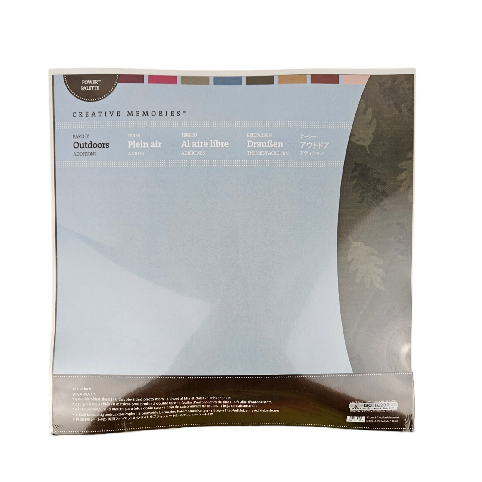 Creative Memories Earthy Outdoor Additions Scrapbooking Paper Stickers New
