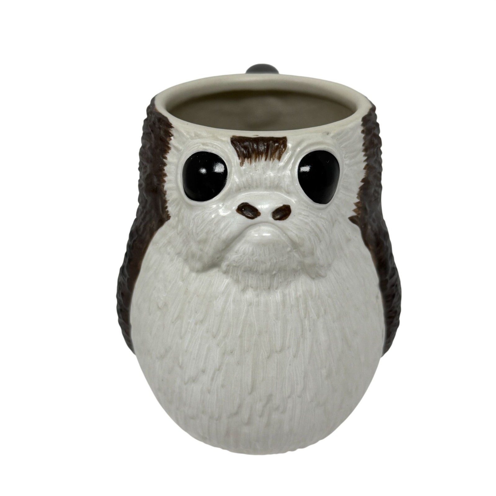 Star Wars The Last Jedi Porg 3D Sculpted Ceramic Mug NWOT Disney