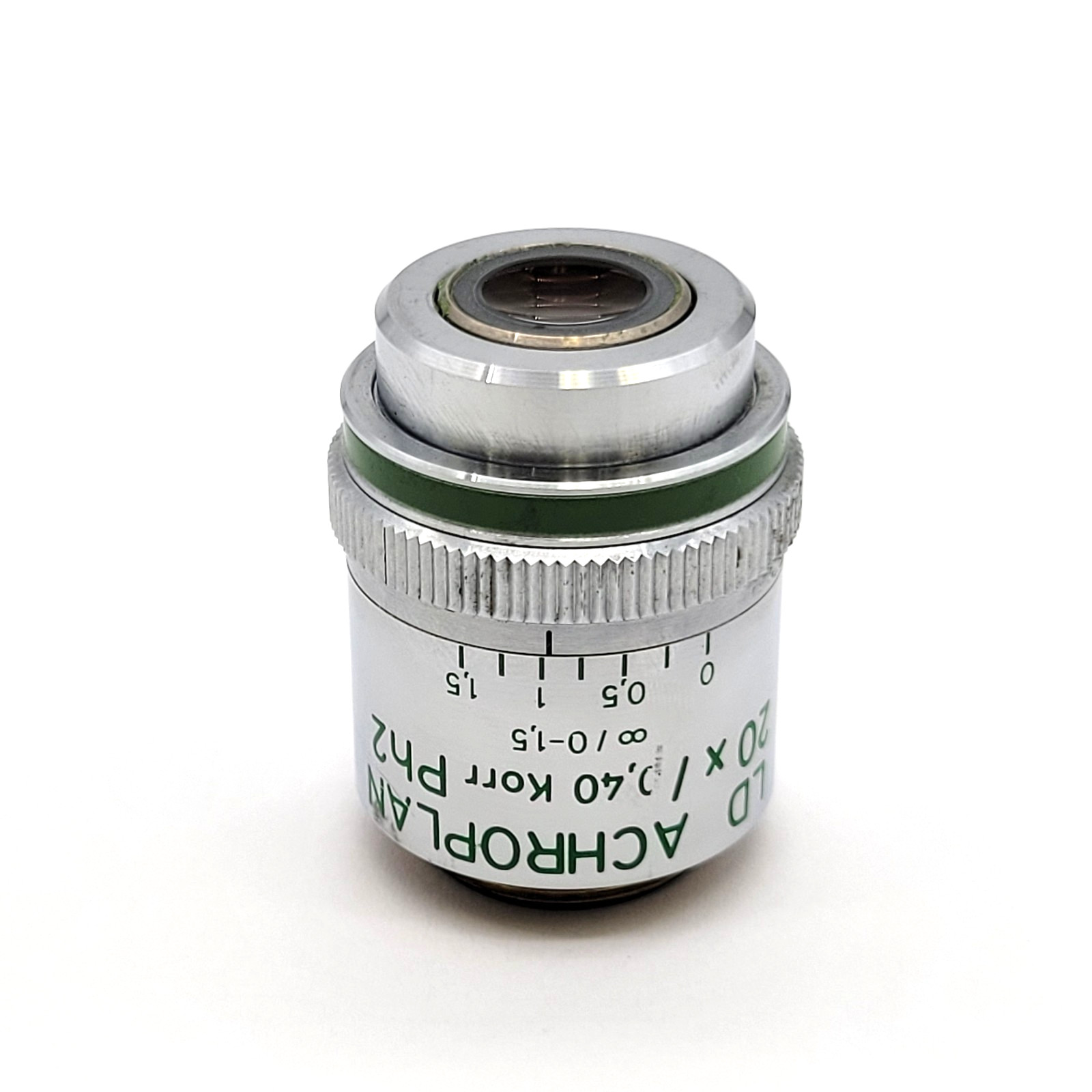 Zeiss Microscope Objective LD Achroplan 20x Ph2 with Corr 440845 Phase Contrast