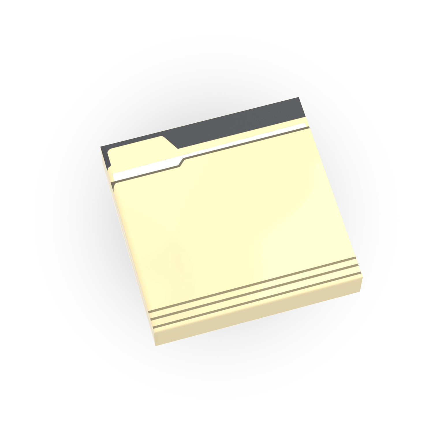 File Folder - Files - Business Office - Custom Printed MOC - 2x2  Brick City