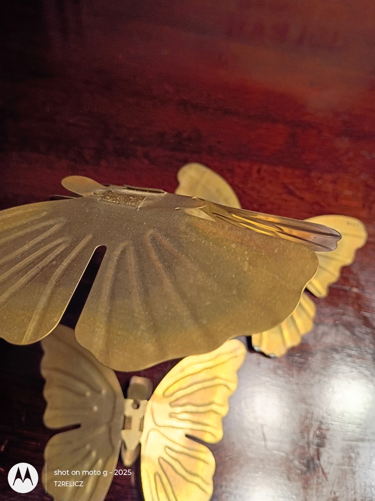 Home Interiors Brass Butterflies Set Of 3 Metal Wall Decor~Vtg~MCM~ Timeless!