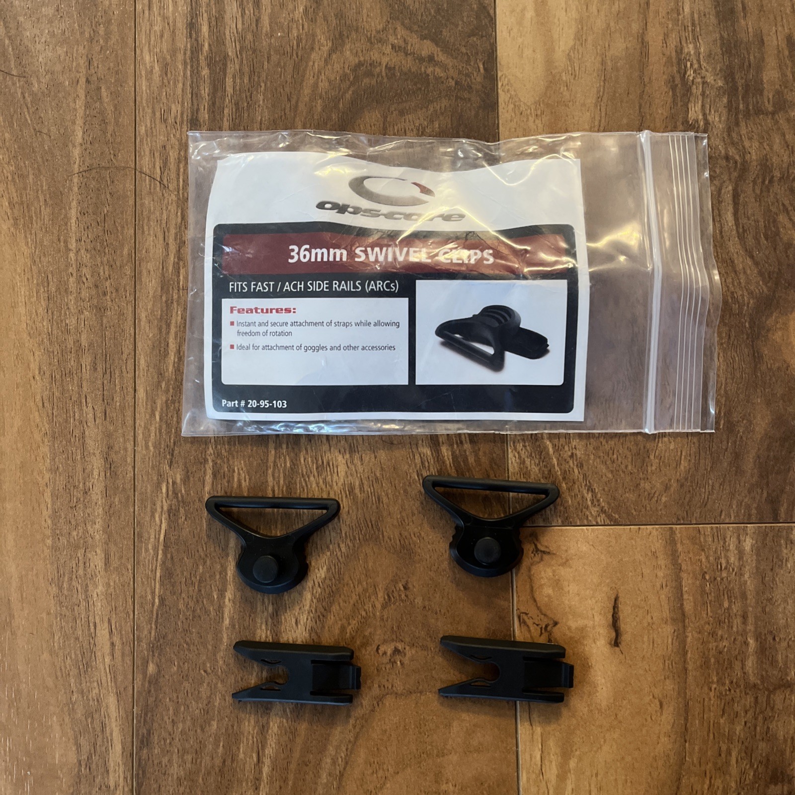 Ops Core 36mm Goggle Swivel Clips For Ops Core Helmets