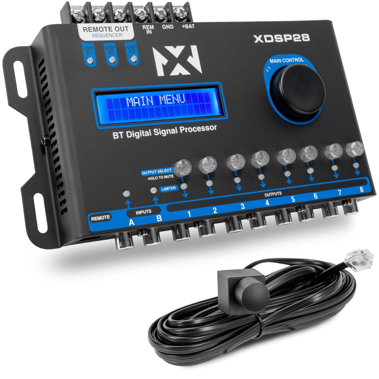 XDSP28 8-Channel X-Series 15 Band Parametric EQ Digital Signal Processor