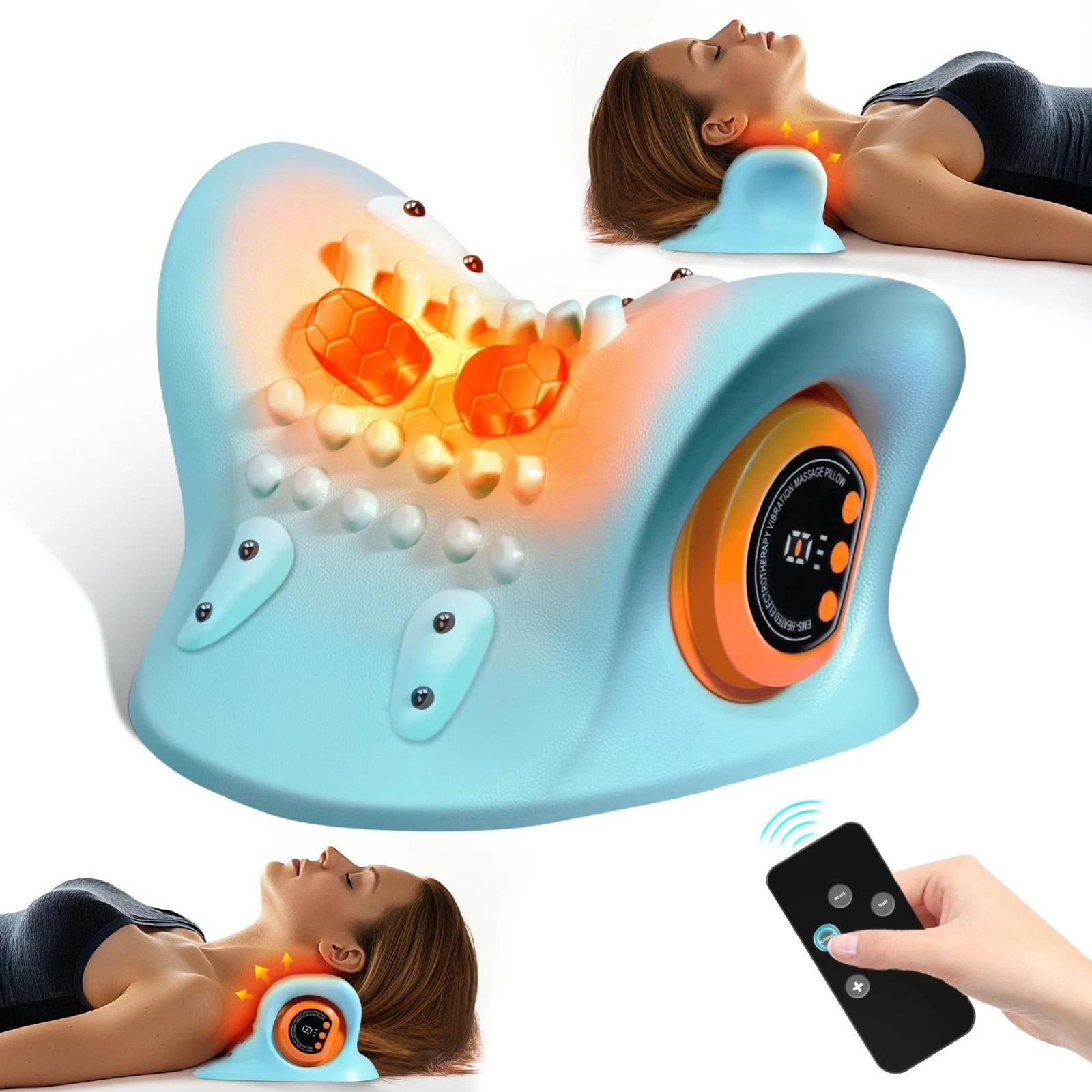 Hugterra Massager, 2025 New massage Neck Massager Relaxation deep tissue pillow