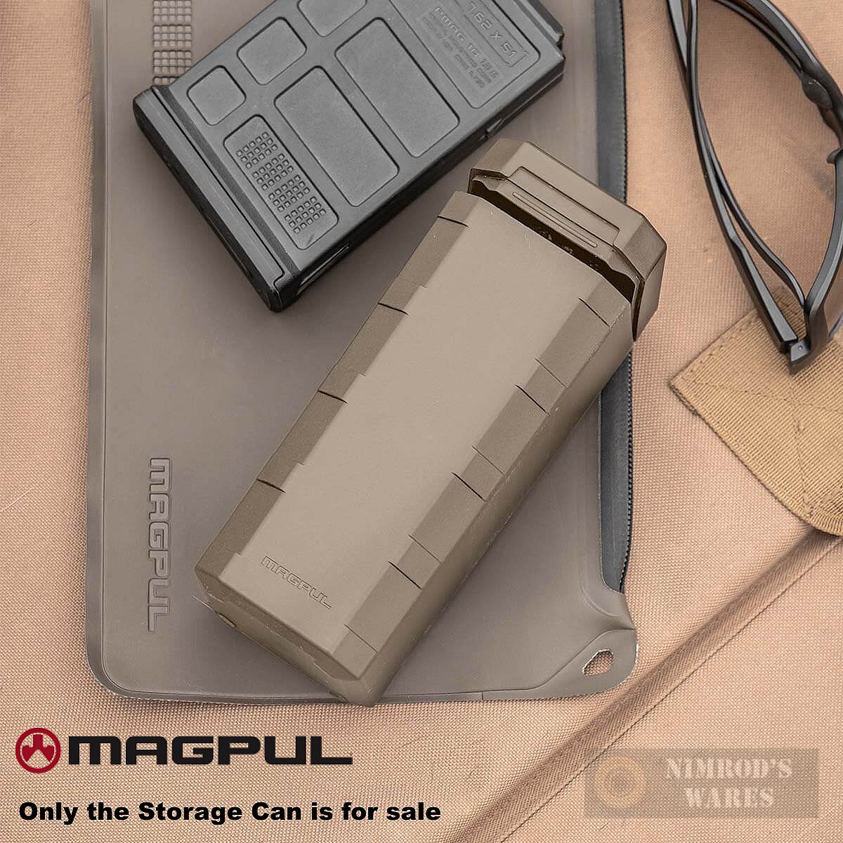 Magpul DAKA STORAGE CAN 2.0 Eyewear Tools Ammo First Aid and More MAG1223-FDE