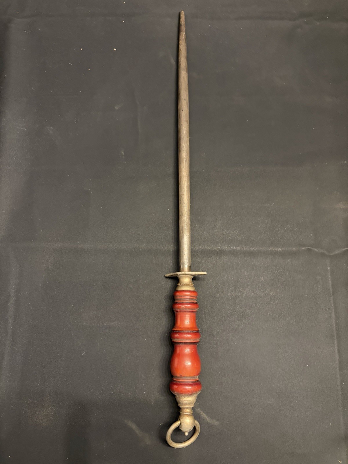 Vintage F. Dick Arrow Honing Steel 21” Butcher Knife Sharpener Germany