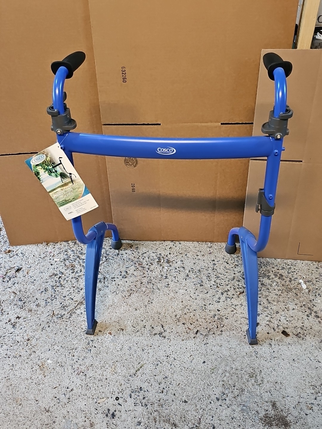 Cosco Ability Care Essentials Space Saver Lightweight Folding Mobility Walker