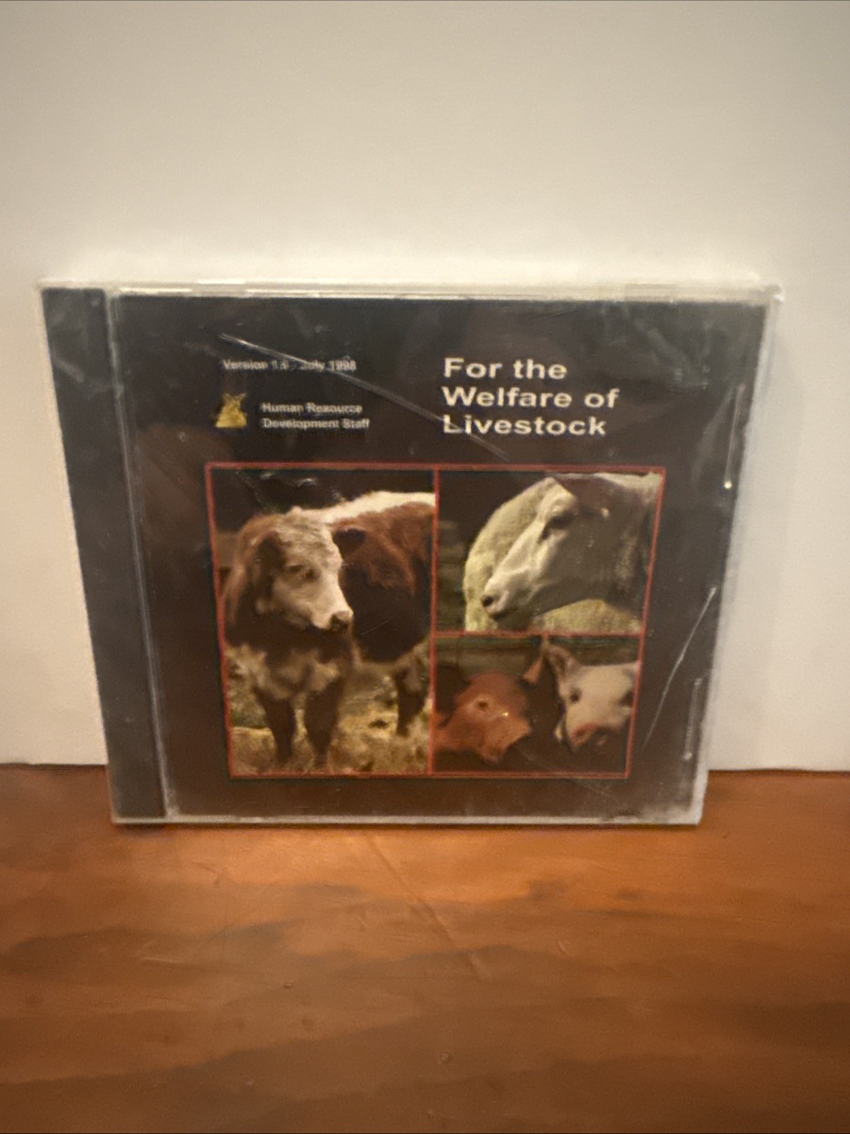 Temple Grandin CD-ROM Vintage 1998 Human Resource - NEW Humane Animal Handling