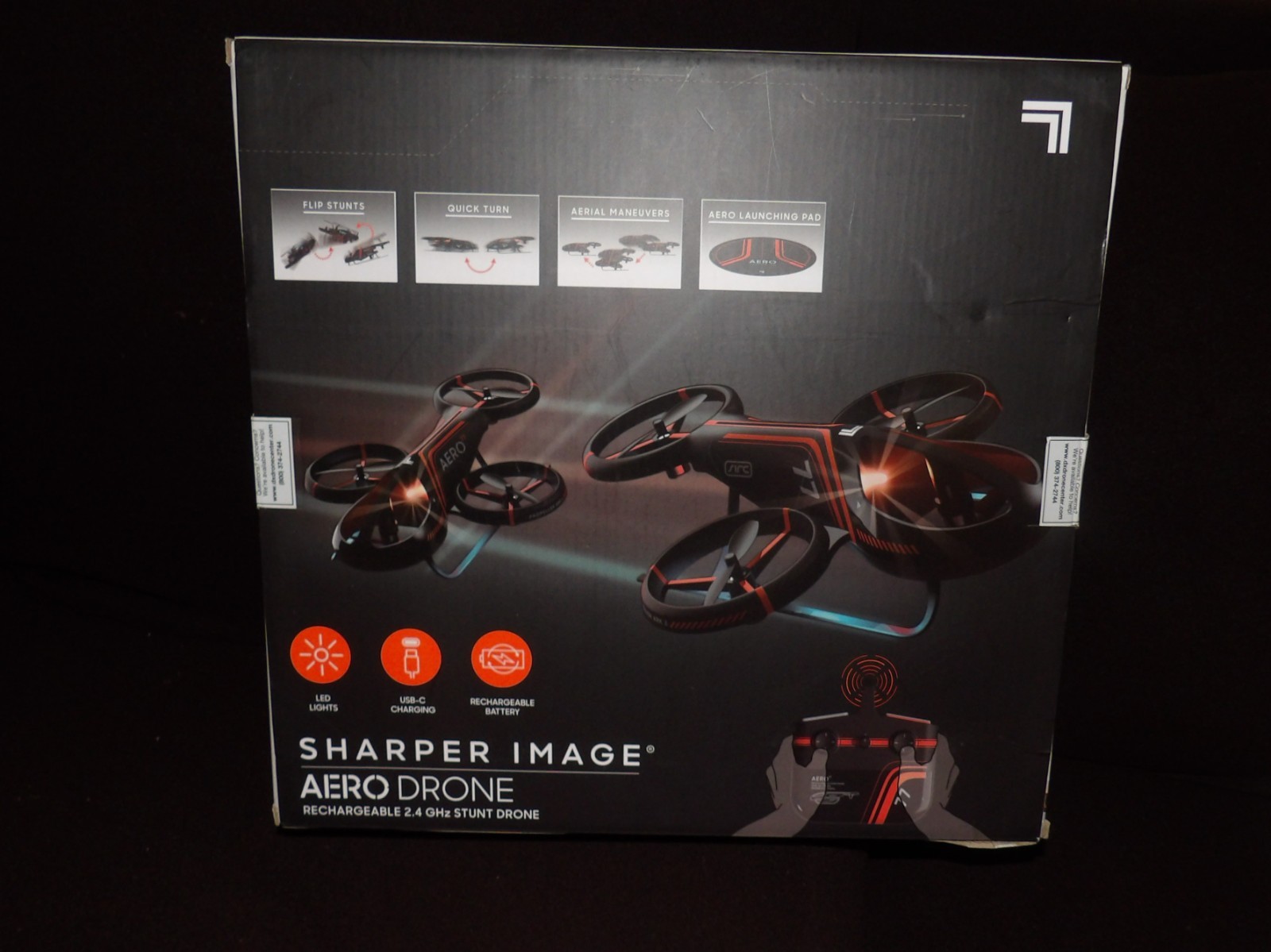Sharper Image Rechargeable Aero Stunt Drone