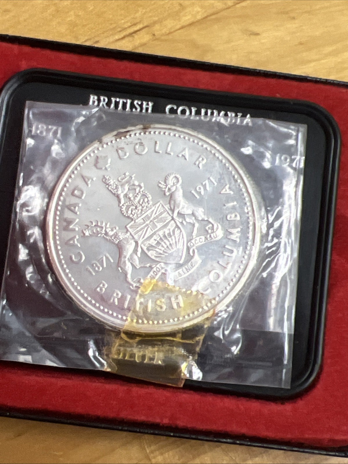 1871-1971 British Columbia Silver Dollar