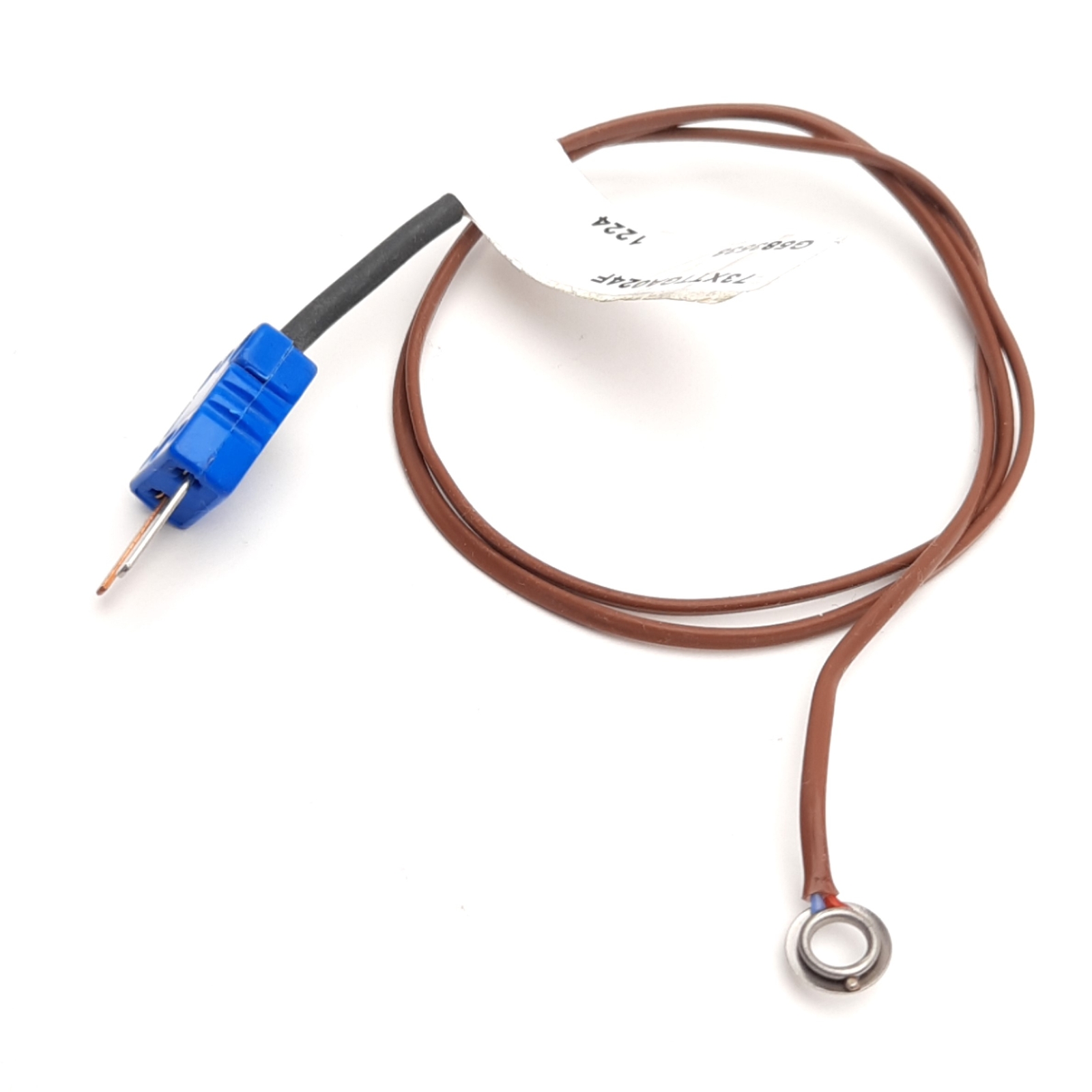 Watlow 73XTTGAS024F Thermocouple Type T, No. 6 Stud, 24" PFA Leads, Mini-Plug
