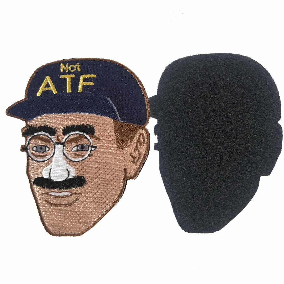 NOT ATF Guy Meme 4" Tall Embroidered Morale Patch - Fast Shipping