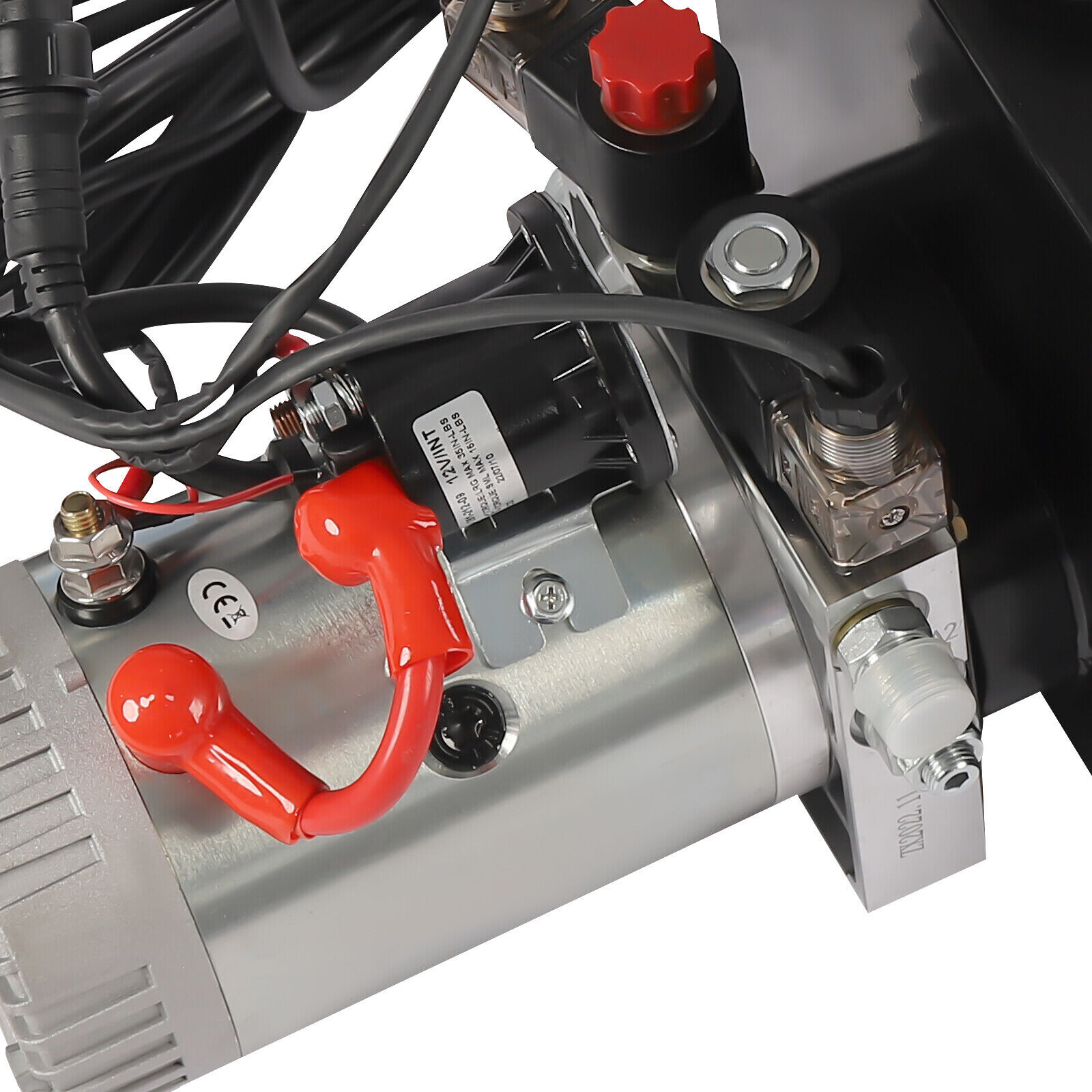 Hydraulic Pump 20 Quart Double Acting Dump Trailer Pump Power Unit DC 12V