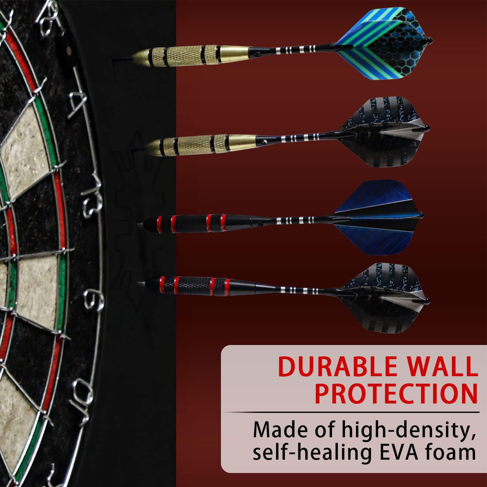 EVA Board Backboard Octagonal Wall Protector Dartboard Surround DS