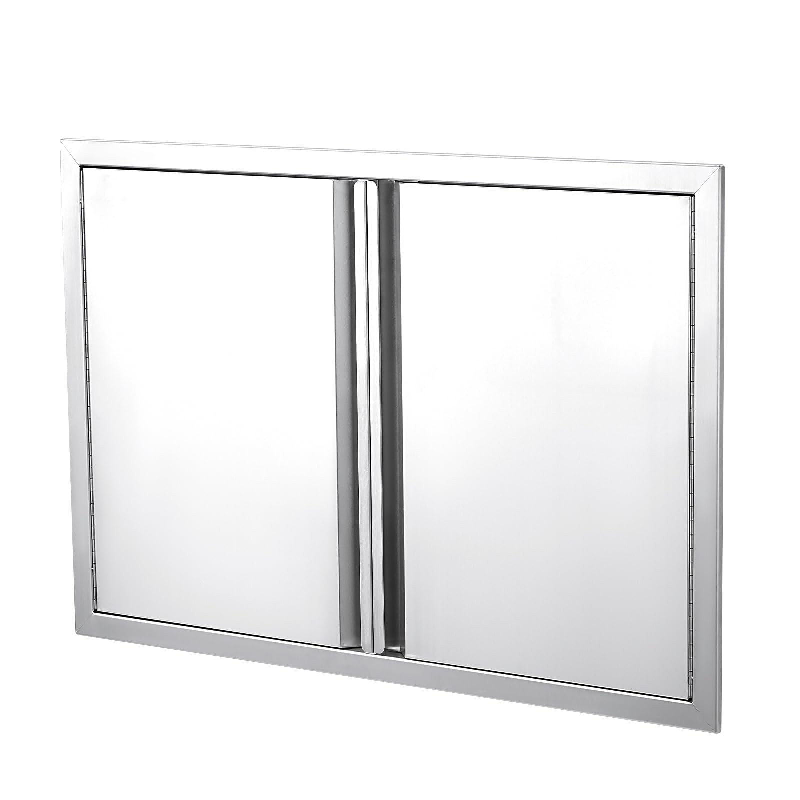 GarveeLife BBQ Access Door 28W X 19H Inch, Grill Door Double Door Brushed Sta...