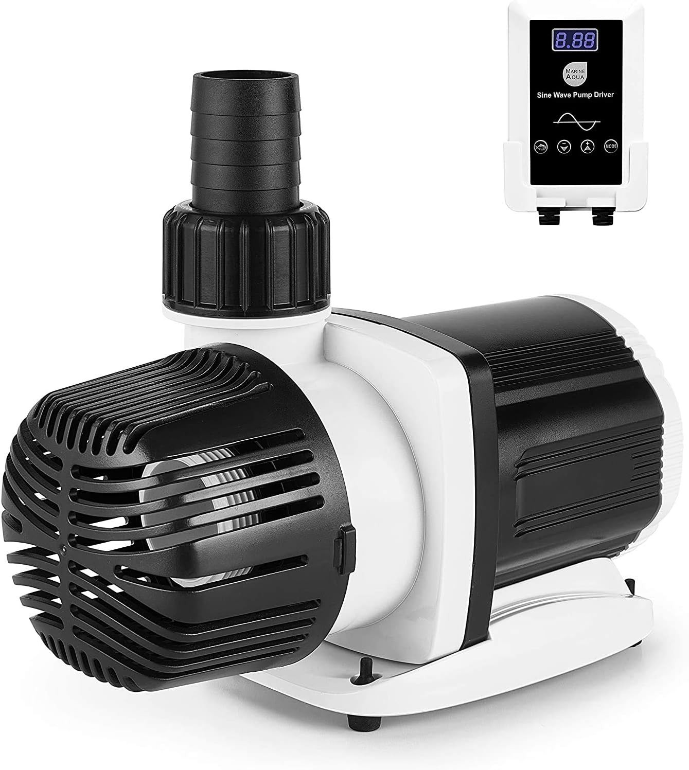 Orlushy DC-5000 Silent Swirl Controllable DC Aquarium Pump 40W 1320Gph-Marine Wa