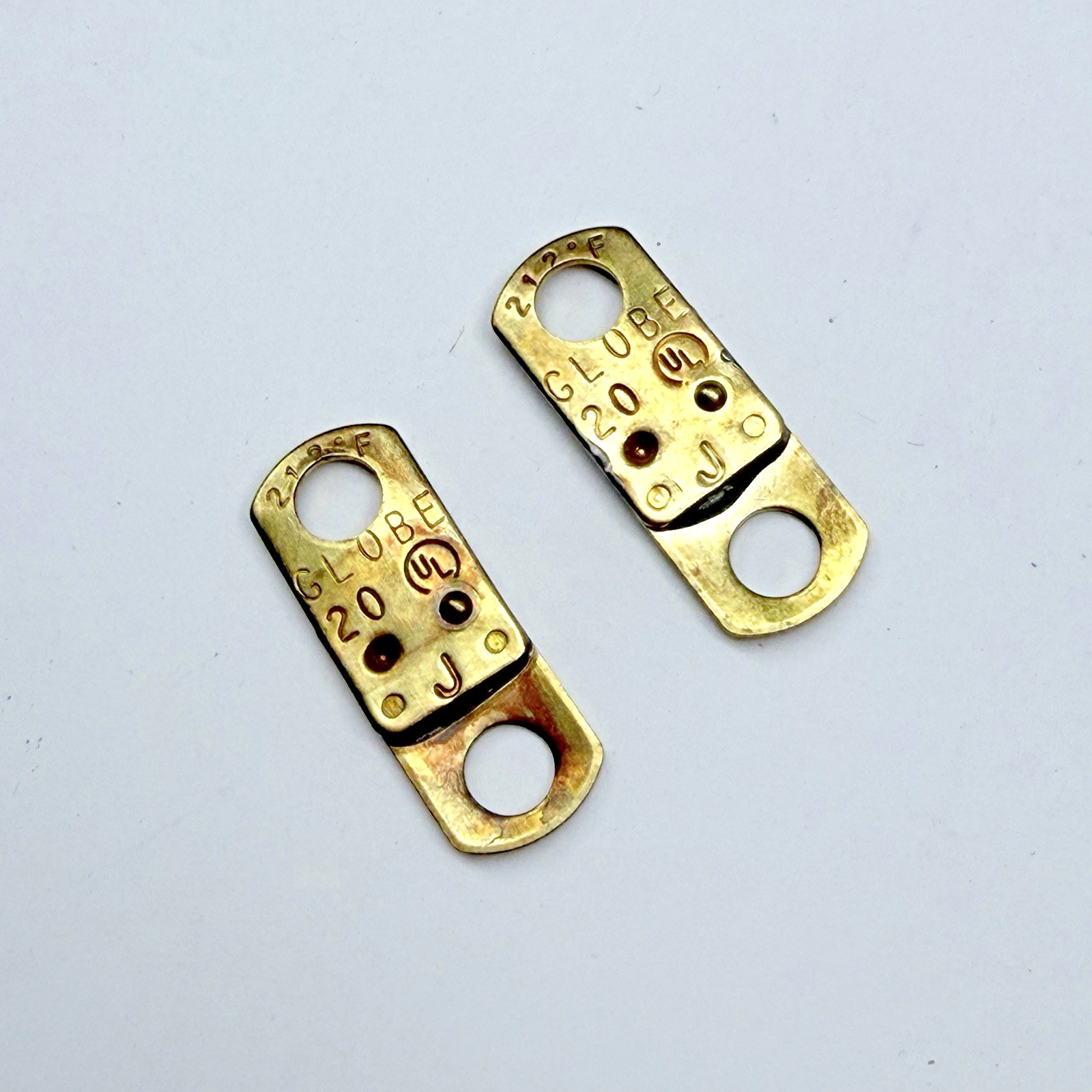 2-PACK 212° F FUSE LINK GLOBE TECH 317212 MODEL J, 10LB LOAD FOR FIRE PROTECTION