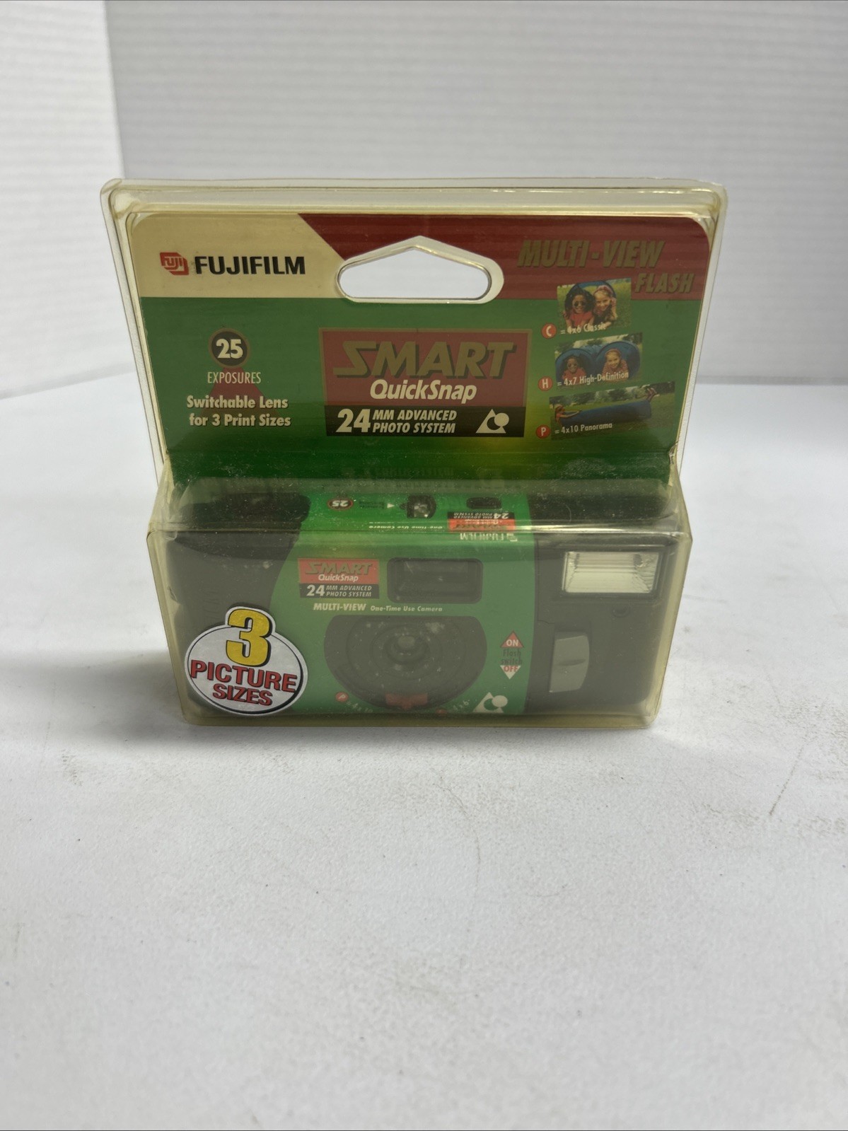 Vintage 1998 FUJIFILM SMART QuickSnap One-Time Use 24mm Camera NEW EXPIRED 2000