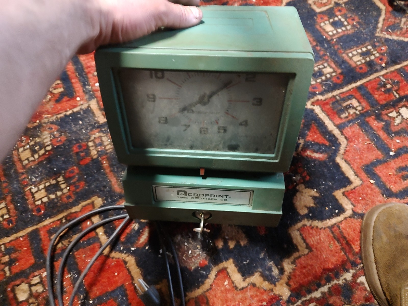 Acroprint Time Recorder Co. 150nr4 Old Time Clock