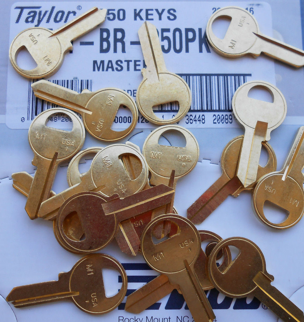 50  MASTER PADLOCK    M-1  Key Blanks  Made  in USA