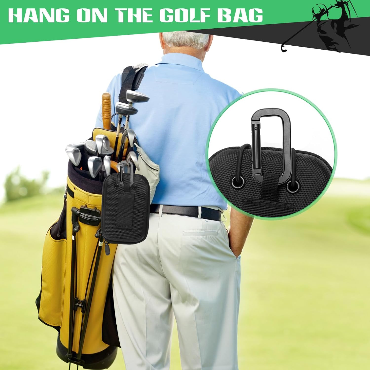 Golf Rangefinder Hard Shell Case, Hard Golf Rangefinder Case Universal Range Fin