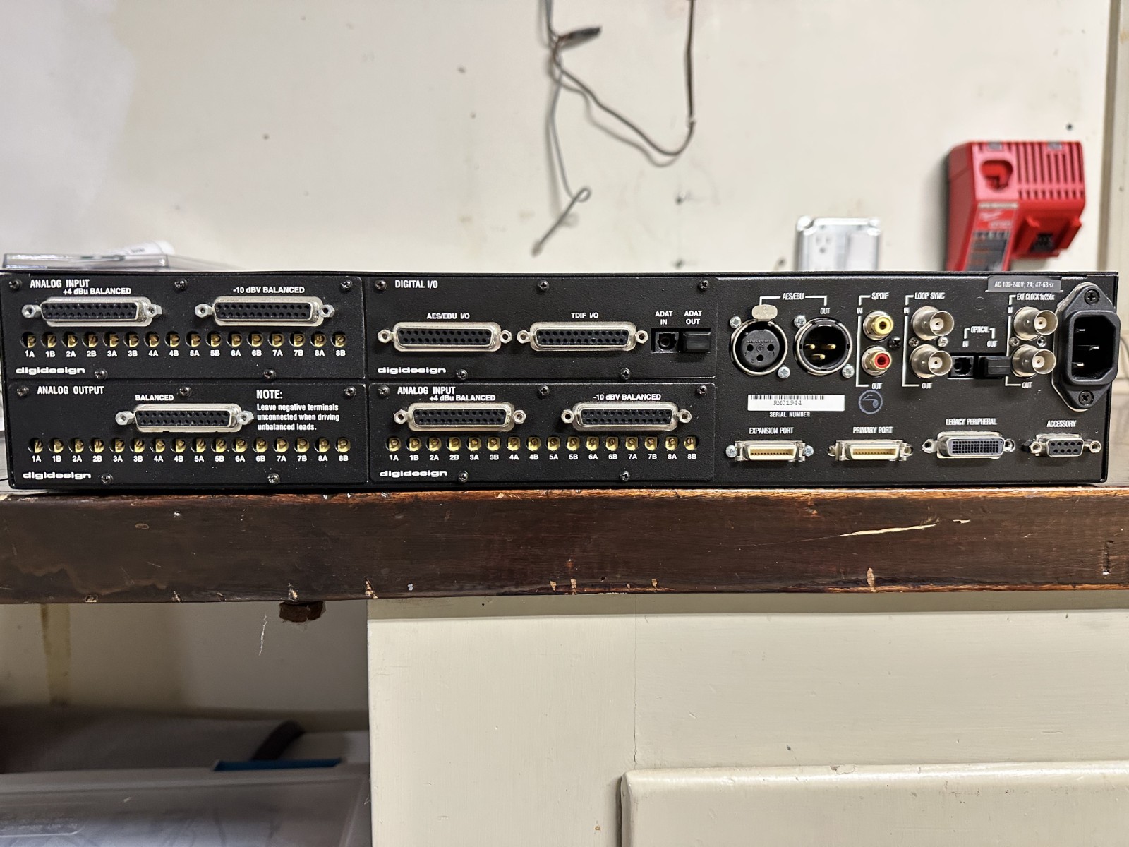 Digidesign 192 I/O - 16 Analog Inputs - Near Mint - Pro Tools HD - Upgraded