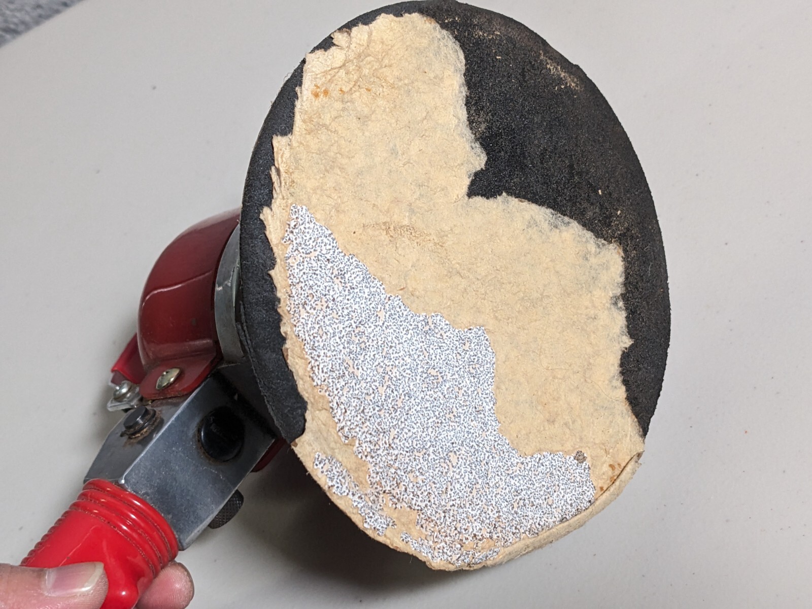 Dual Action Orbital Sander Red