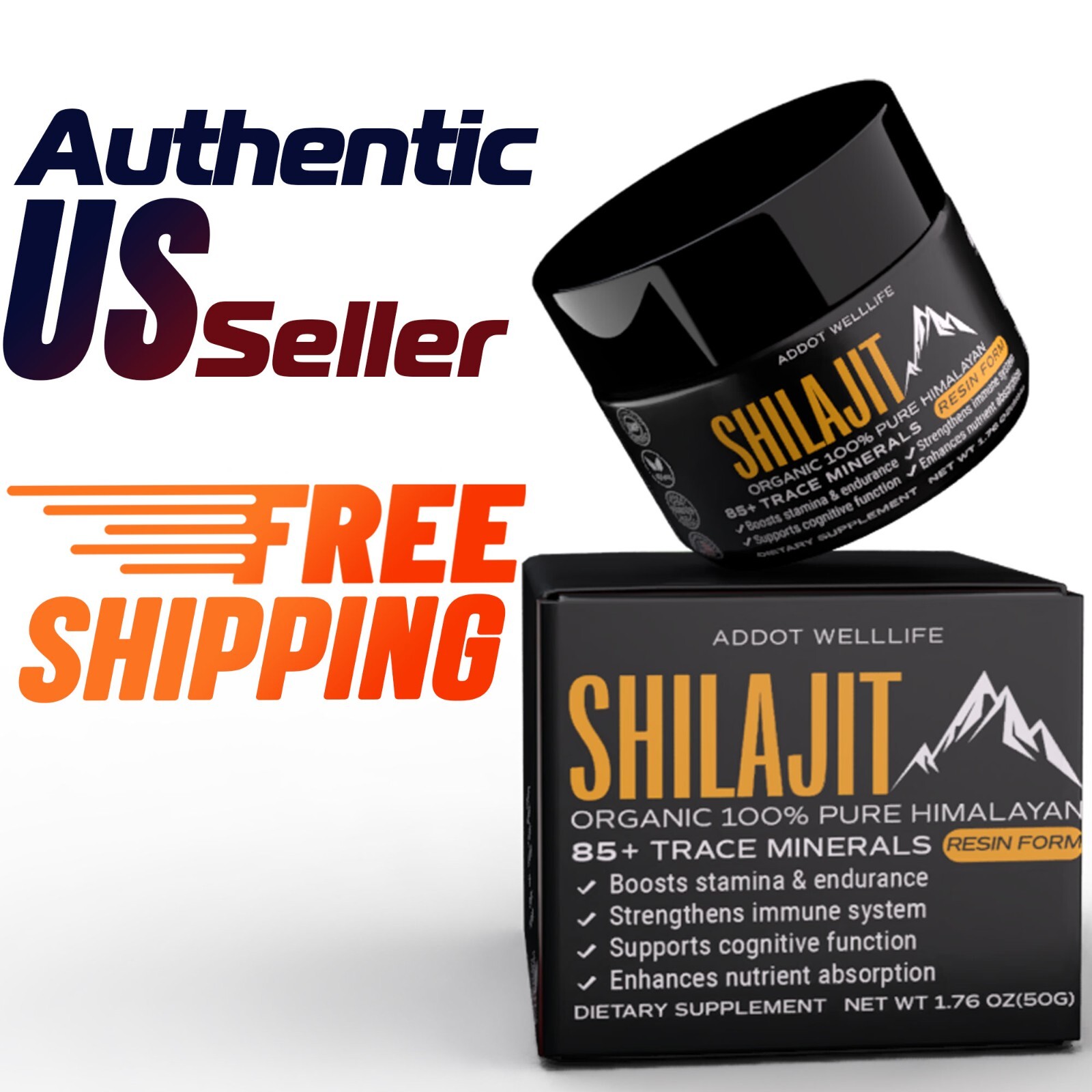 Himalayan Shilajit Paste – Resin Complex 50g – Natural Fulvic Acid Supplement