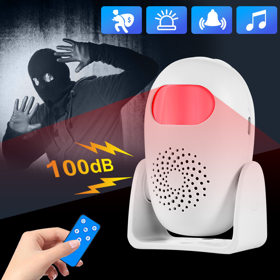 Motion Detector Alarm PIR Infrared Anti-Theft Burglar Welcome Chime Doorbell