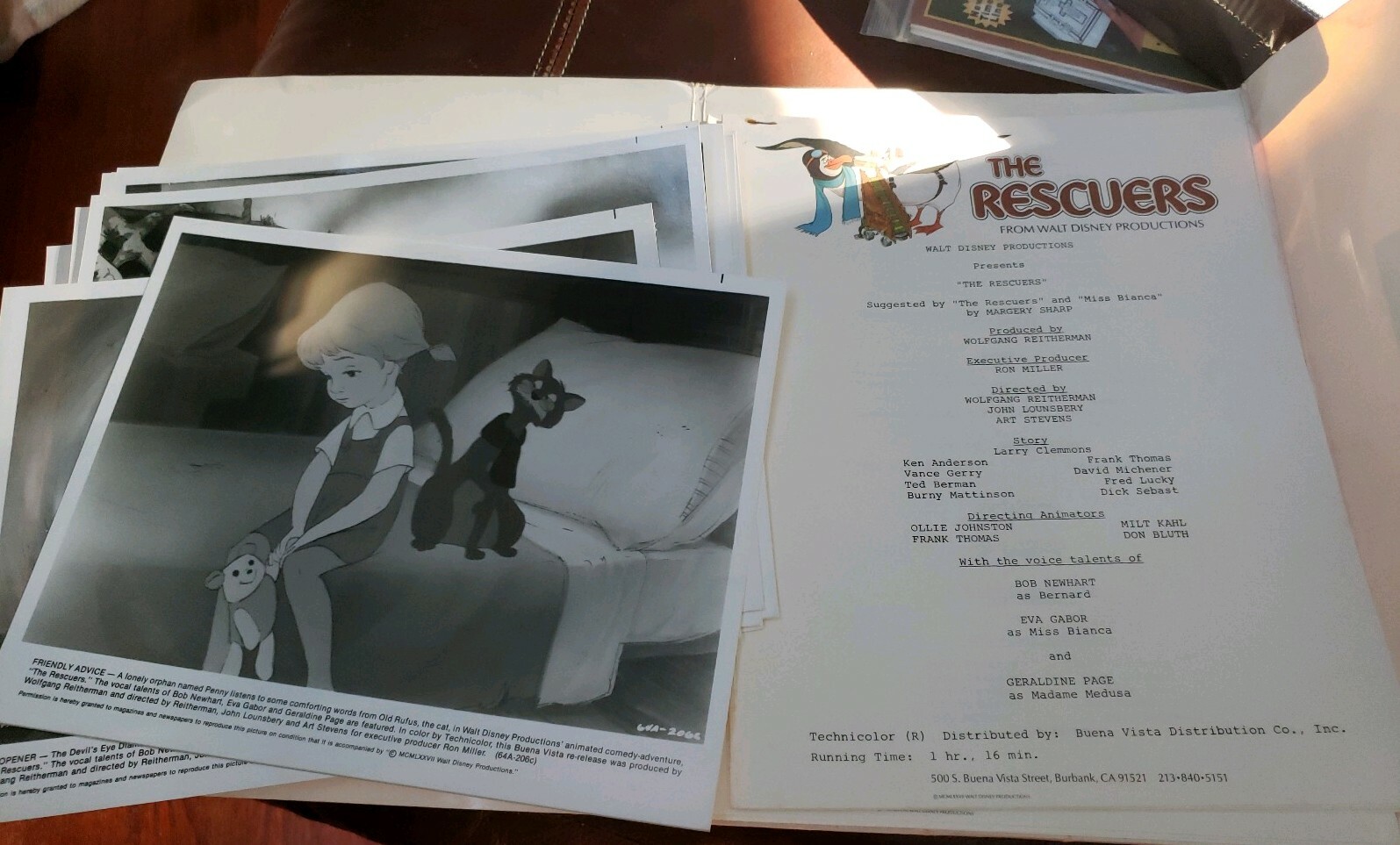 walt disney the rescuers 10 production photos and information