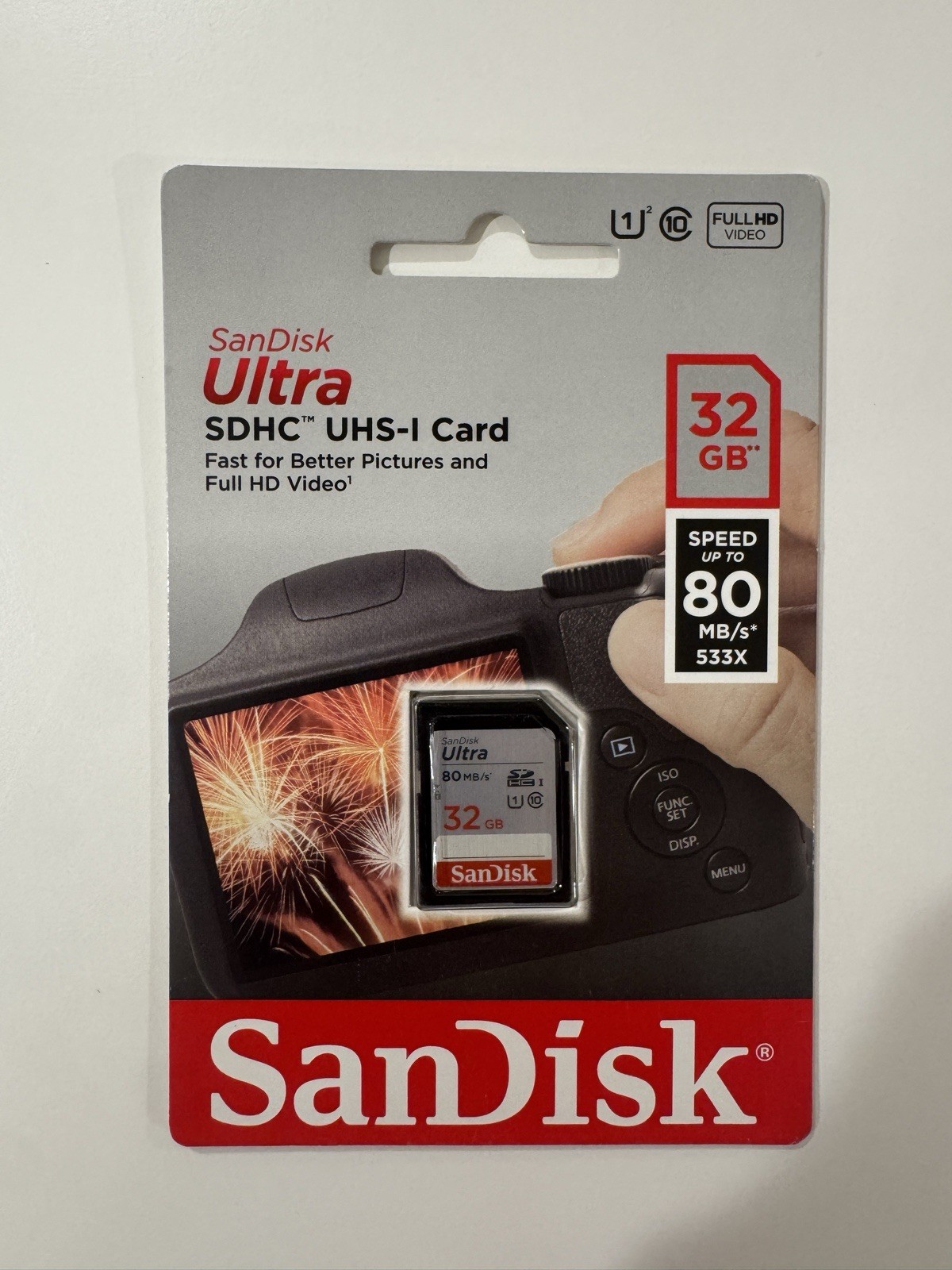 SanDisk - Ultra Plus 32GB SD UHS-I Memory Card