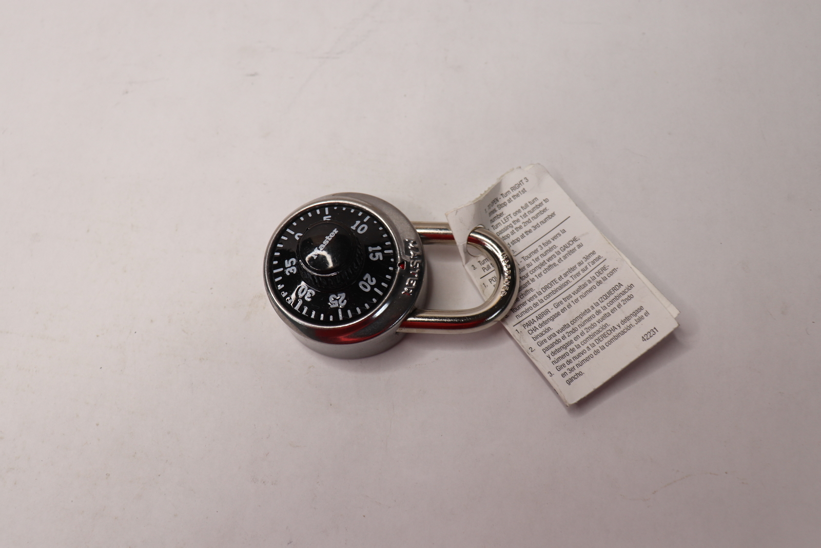 Master Lock Block Guard Combination Padlock