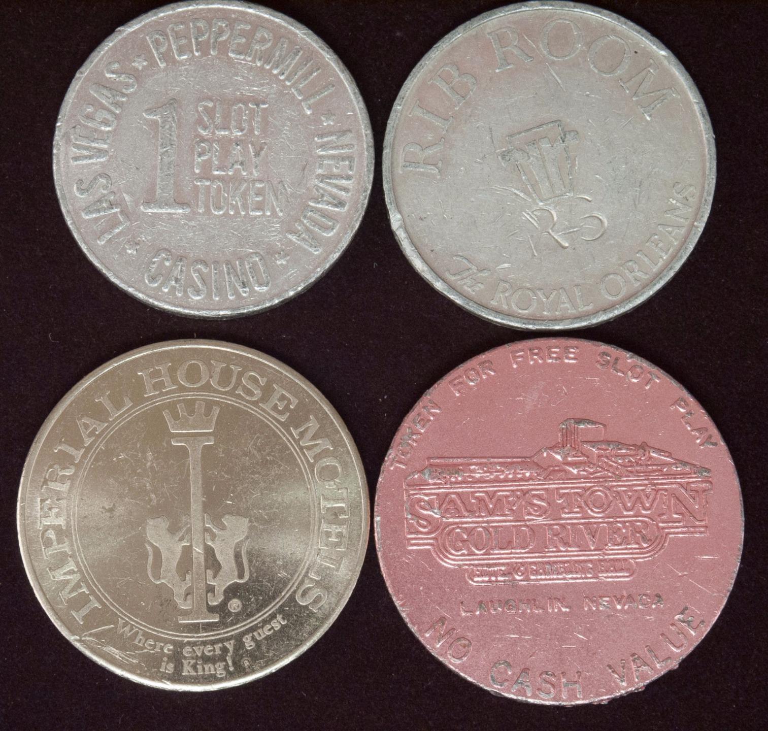Free Play Casino Tokens Sams Town, Peppermill, Royal Orleans