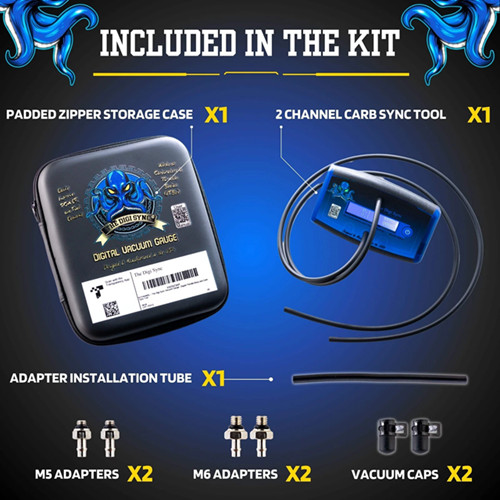 The Digi Sync Pro Throttle Body And Carb Sync Tool 2 Channels