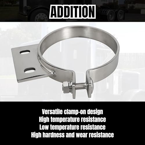 5" Stack Exhaust Clamp for Peterbilt 379 359987-993 Exhaust Stack Pipe 5 inch 1