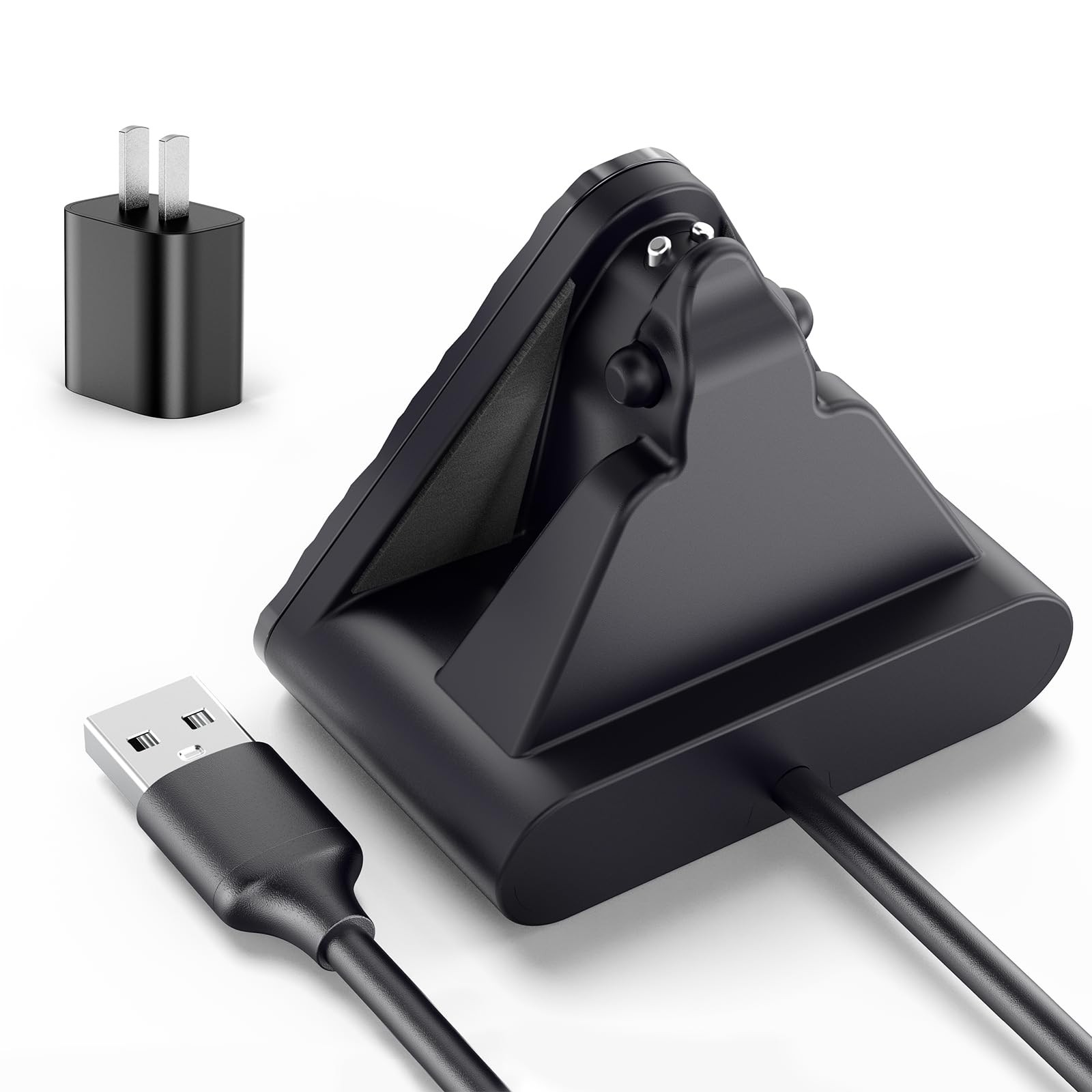Cisain Charging Dock Compatible with Ray-Ban Meta Smart Glasses Black