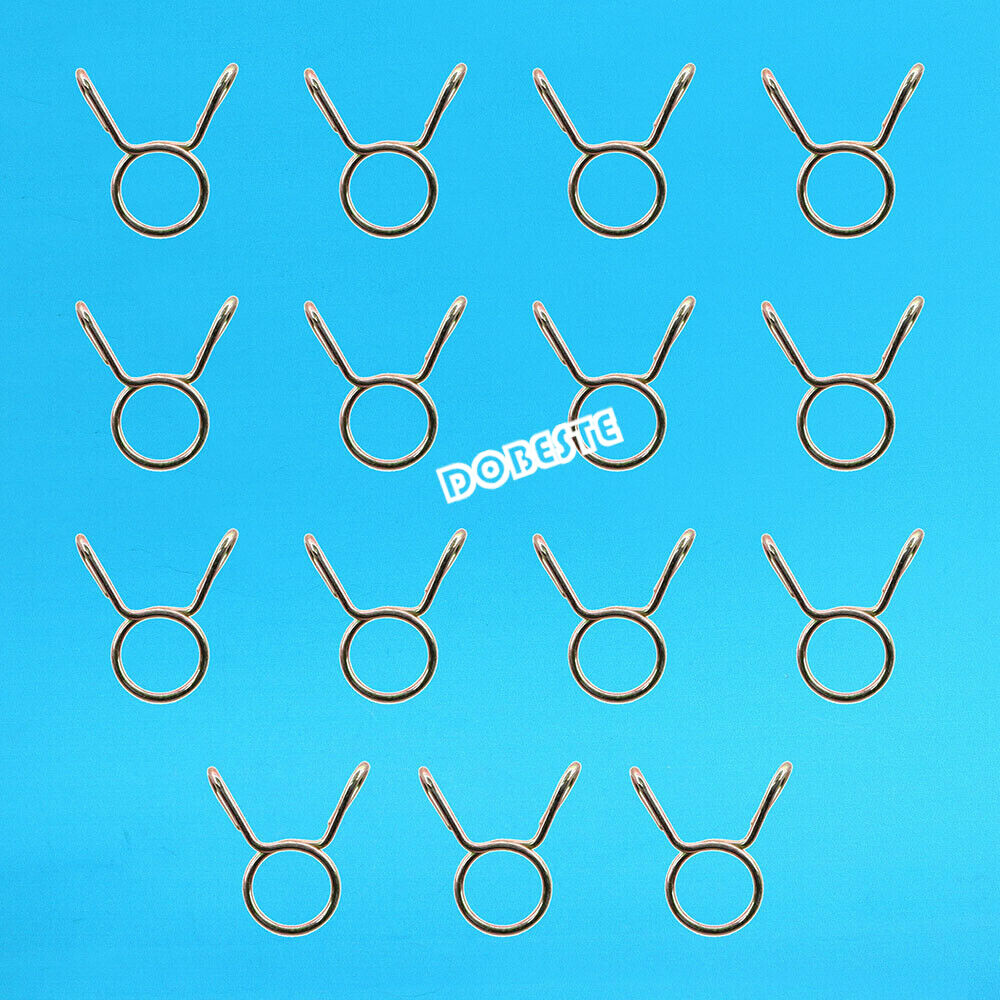 15x 9mm Fuel Hose Clamp Clip For Yamaha gas line carb carburetor xv xs xj rd