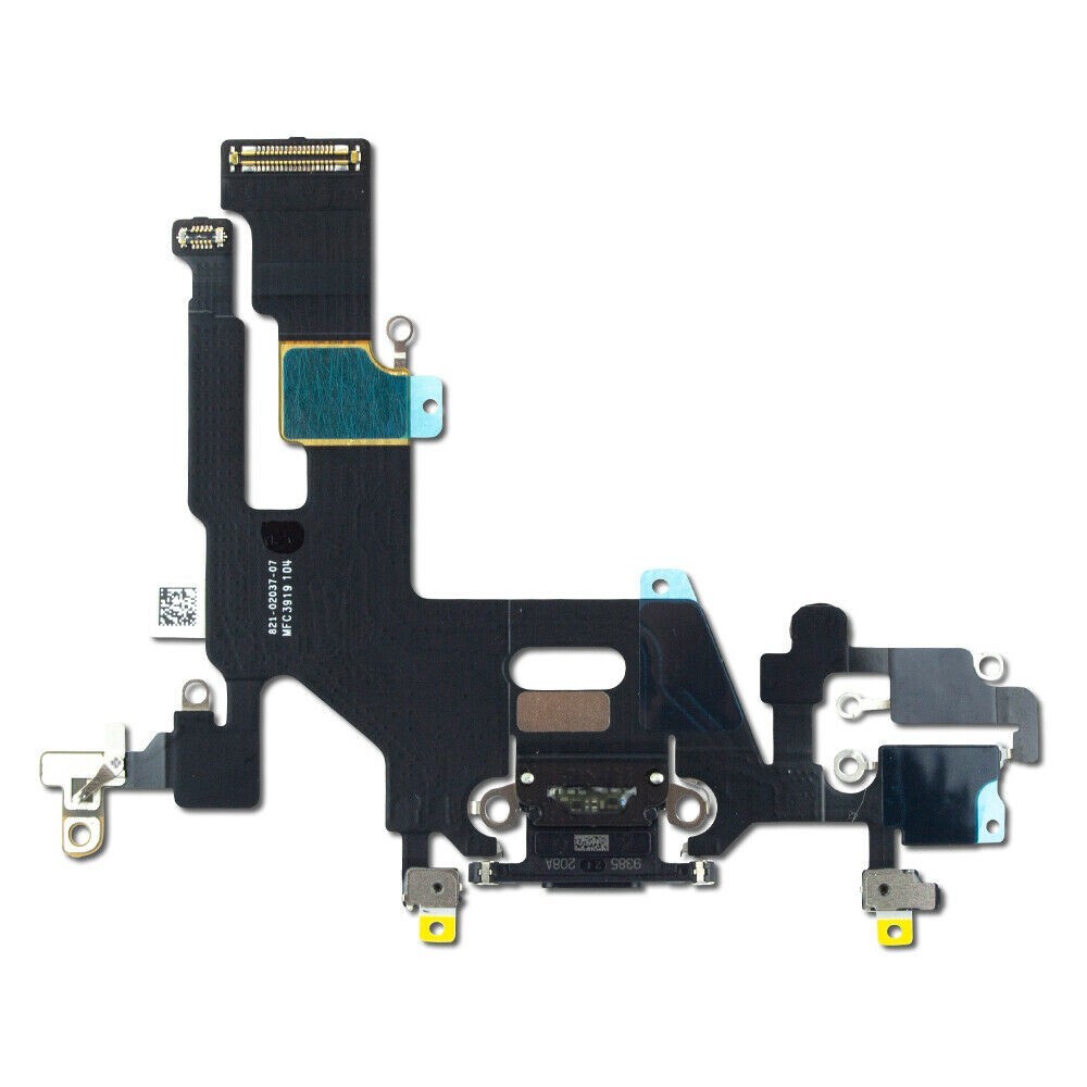 OEM Charger Charging Port Dock Flex Cable Mic Replacement for iPhone 11 Black