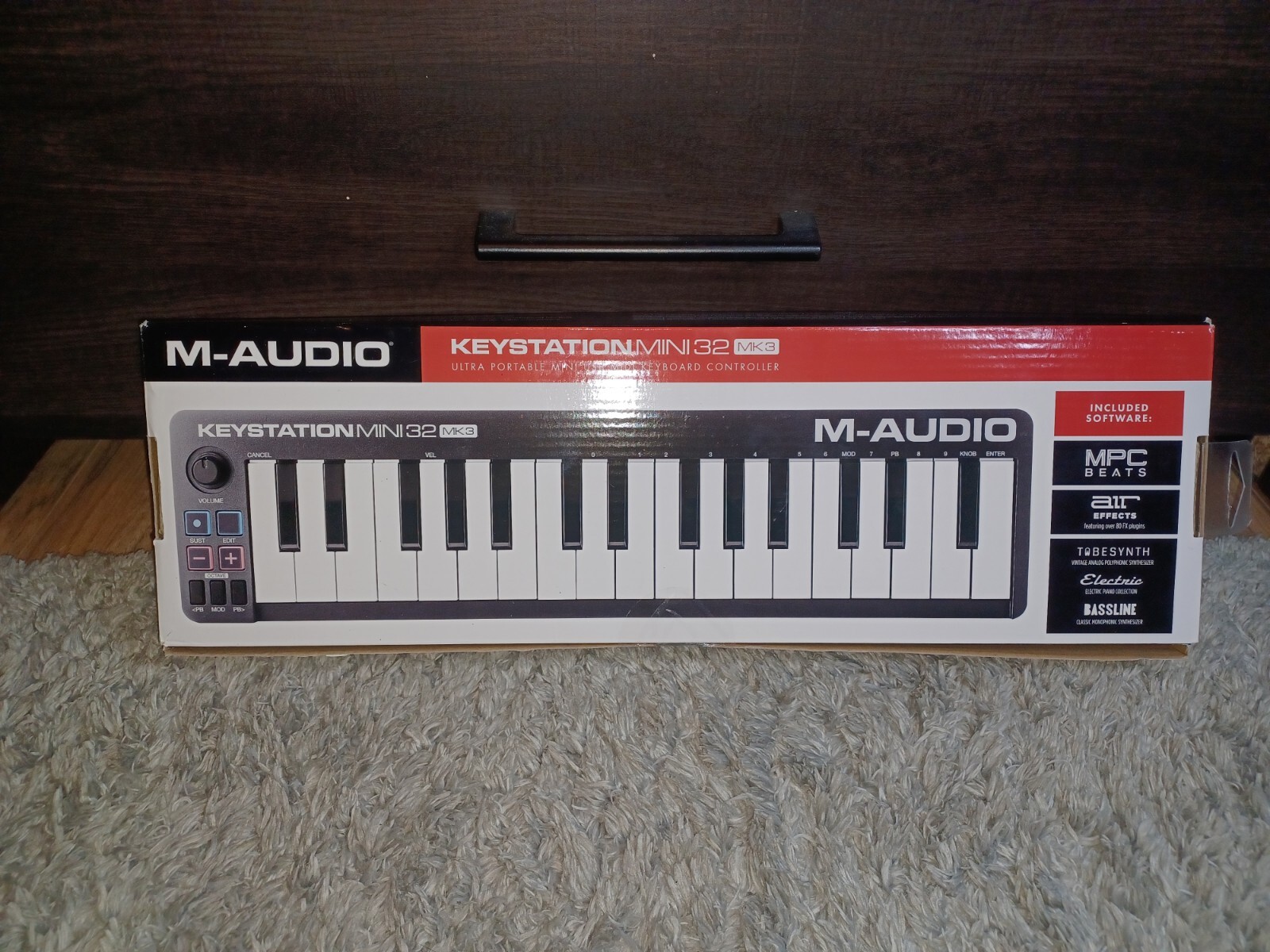 M-Audio KEYMINI32MK3 Keystation Mini 32 Mk3 Keyboard Controller NEW OPEN BOX