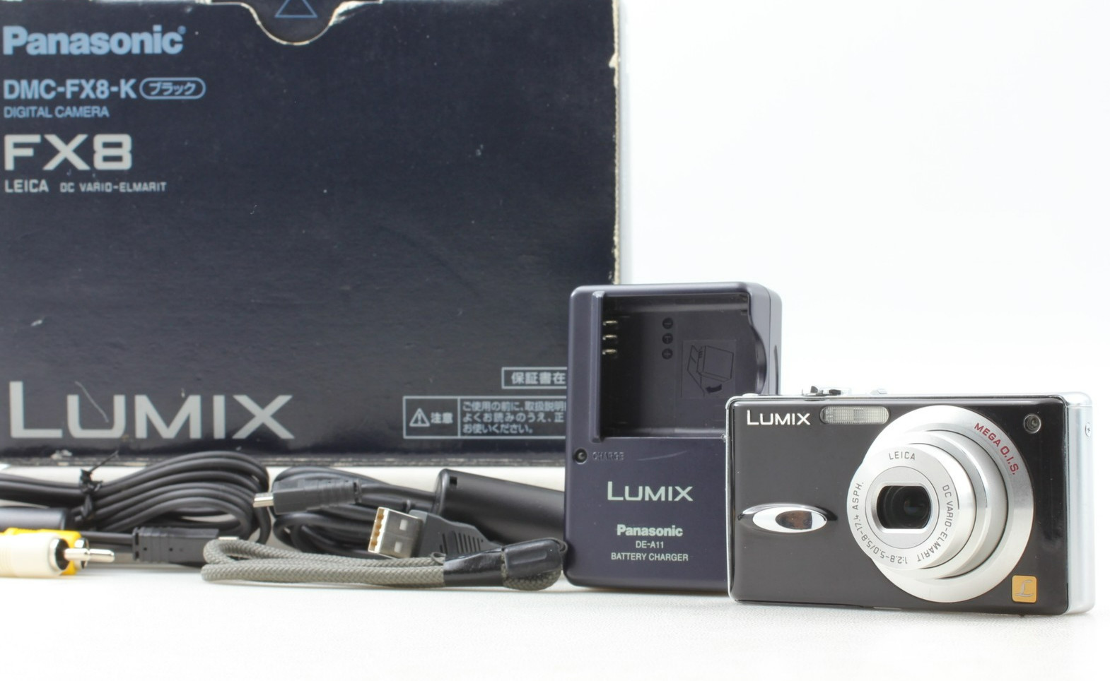 ▶️Panasonic Lumix DMC-FX8 Digital Camera Leica Dc Vario-Elmarit From JAPAN