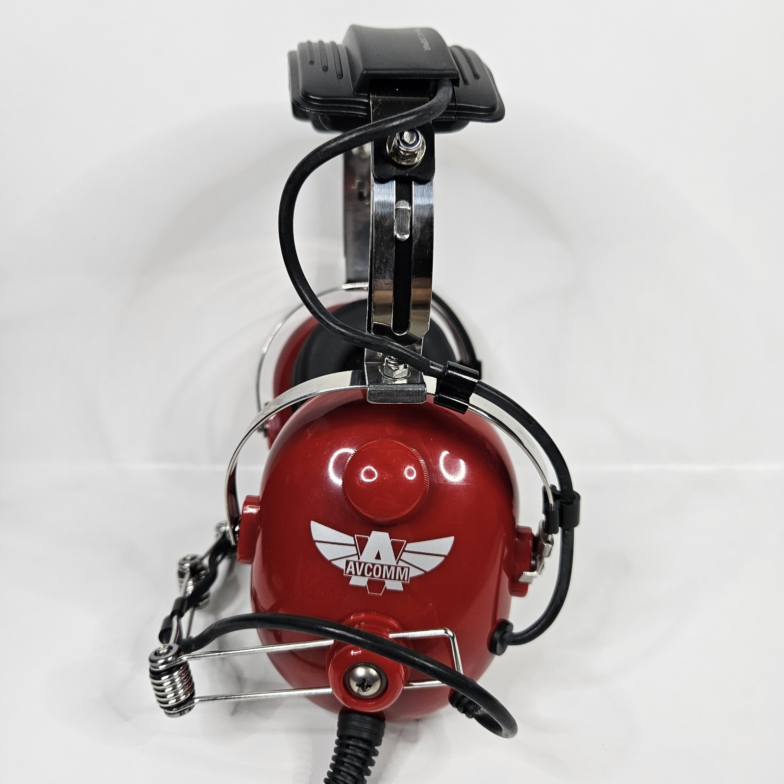 AVCOMM AC-250PNR Red Headset Bundle With Accessories