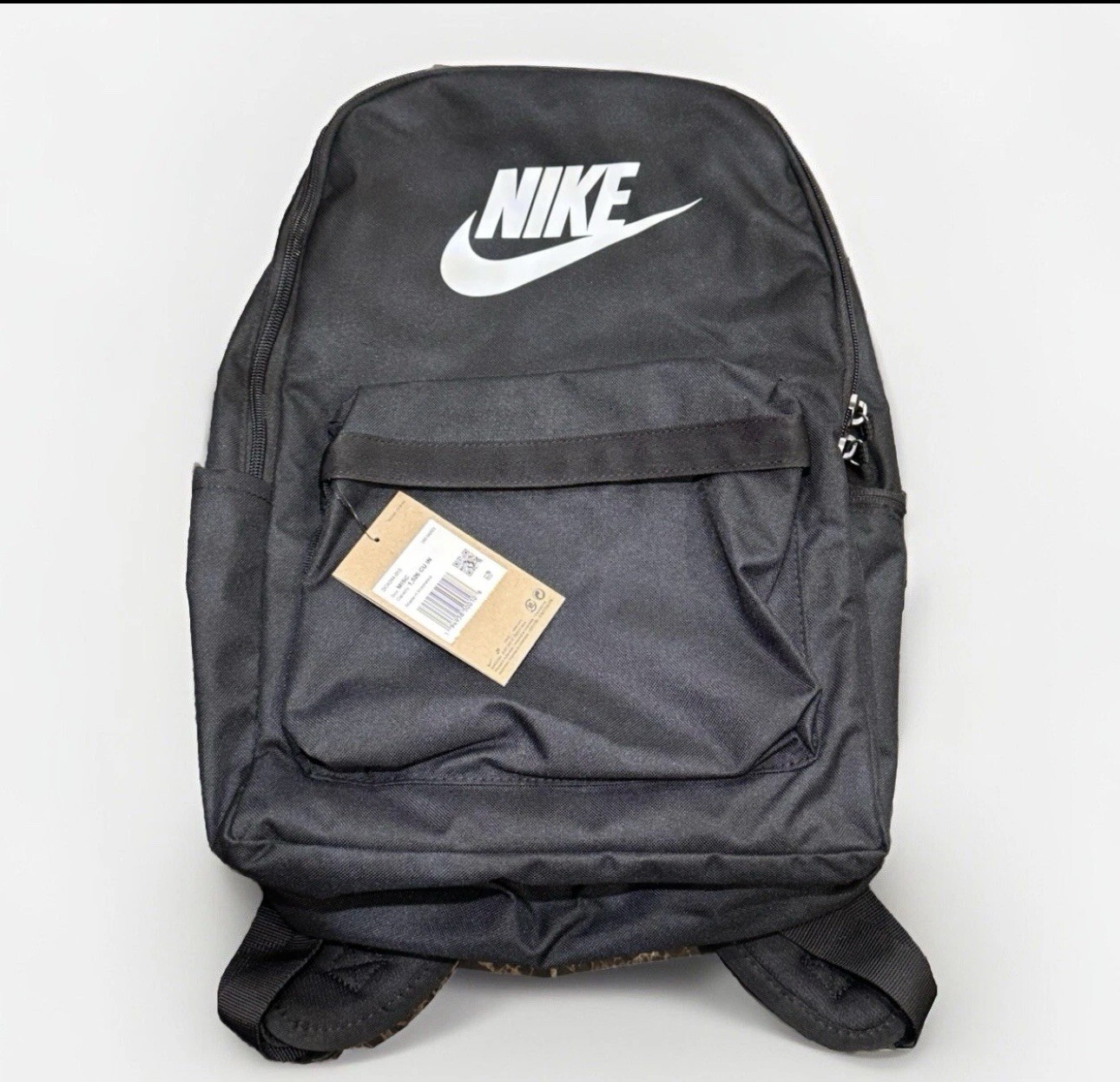 AUTHENTIC Nike Heritage Backpack (25L) BLACK UNISEX SCHOOL 15"   BRAND NEW